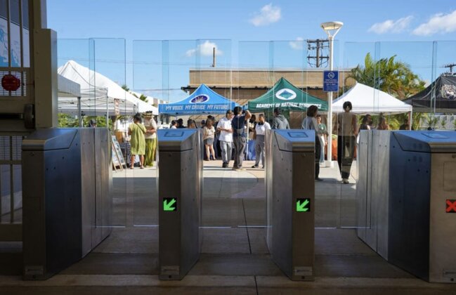 Photo: Honolulu Rail station