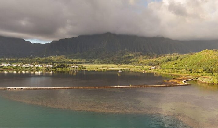 Photo: Heʻeia Ahupuaʻa with Koʻolau Mountains