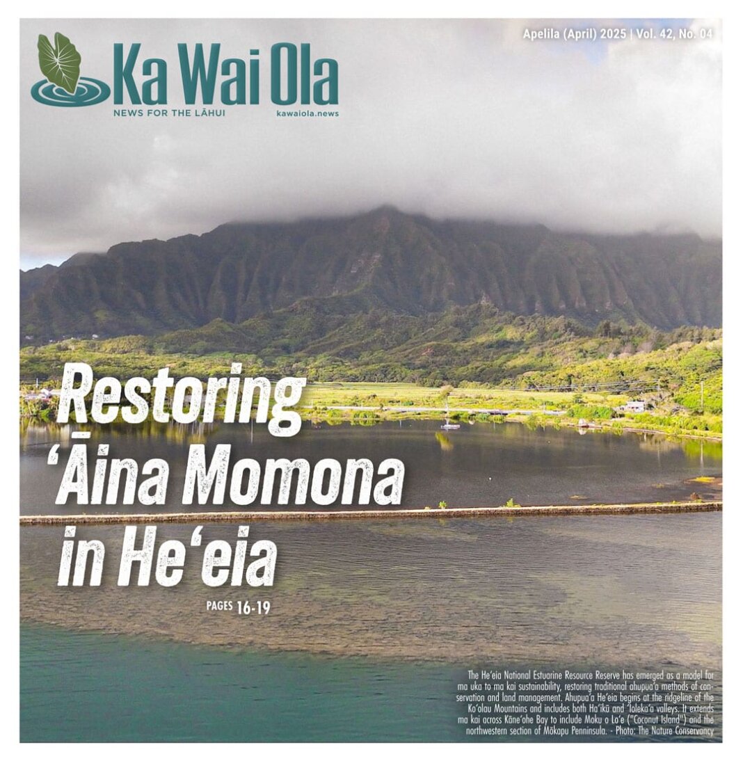 Ka Wai Ola April 2025 Cover
