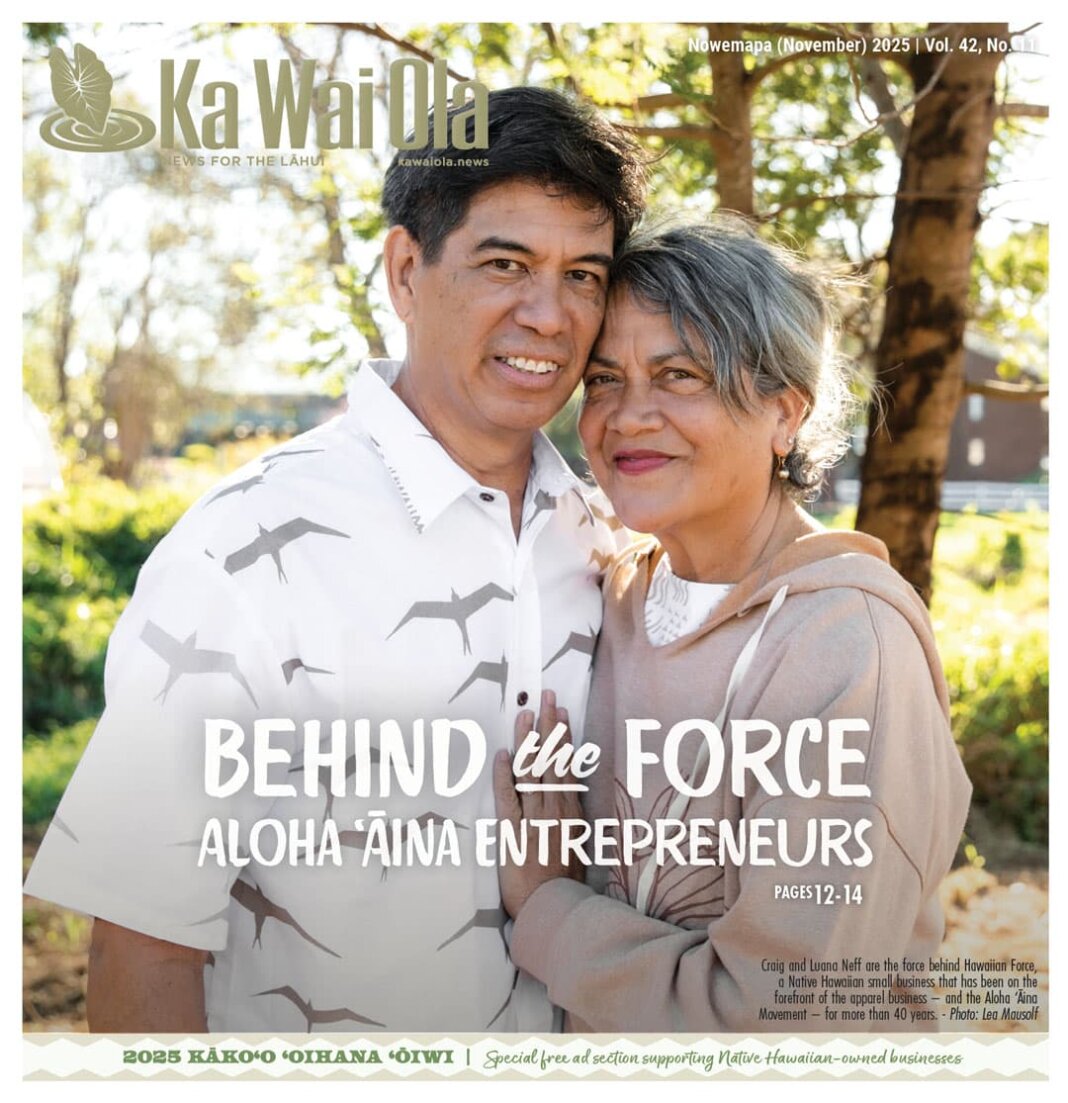 Ka Wai Ola November 2025 Cover
