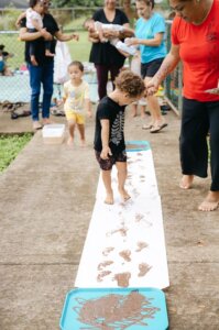 Photo: Kumu Jenna with mākua and their keiki