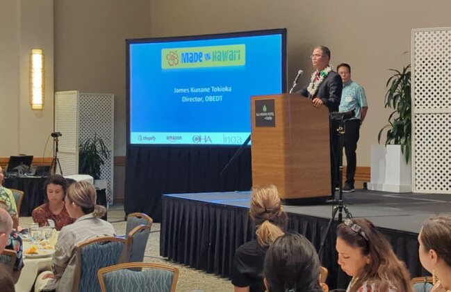 Photo: Speakers at the Made in Hawaii Conference