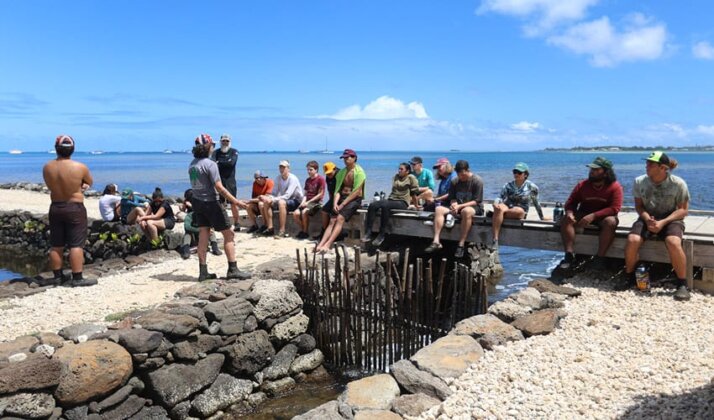 Photo: Orientation for volunteers at Paepae o He&lsquo;eia