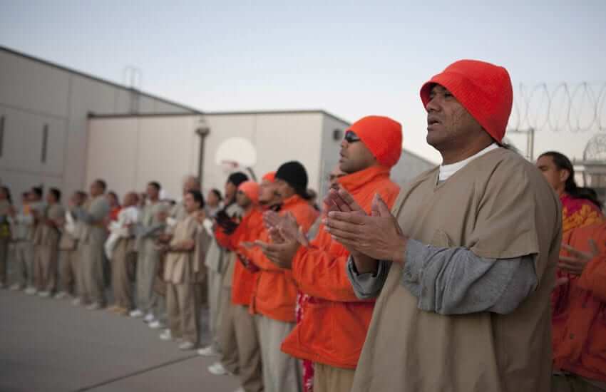 Photo: Inmates at Saguaro participate in Makahiki in November 2011